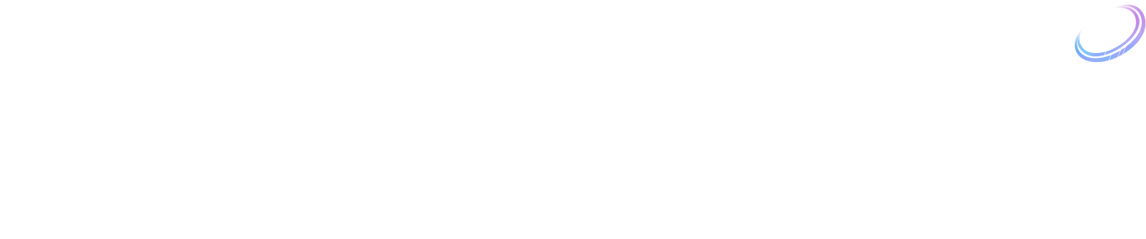 White Nirmini text with a graident in the first and last i